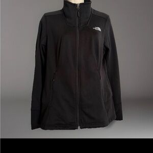 The North Face Apex Risor Jacket WindWall Softshell Black Womens M EUC~NF0A3ETF